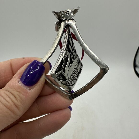 Danforth Pewter Seven Swans A Swimming Ornament Swan 12 Days Of Christmas - Picture 14 of 16